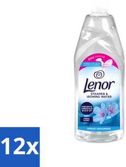 12 x Lenor - Strijkwater - Spring Awakening - Textielverfrisser - 1000 ml - Strijkwater - Textielverfrisser - Wasgoed - Frisheid - Kleding — thumbnail 1