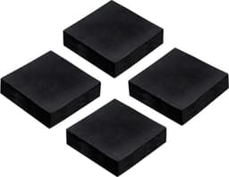 Anti-vibratiematten voor wasmachines en HVAC-apparatuur - 4 stuks rubberen pads, 50 mm, geluidsabsorberend — thumbnail 1