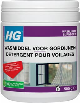 2 x HG Wasmiddel Voor Gordijnen 500 gr - Wasmiddel Vitrage - Vitrage Schoonmaken - Rookvlekken Verwijderen - Stofvlekken Verwijderen - Wasmiddel Voor Wasmachine — thumbnail 2