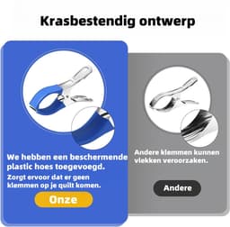 6-clips roestvrijstalen droogklemmen voor kleding - grote droogklemmen voor quiltkleding - winddichte kledinghangers voor huishoudelijk gebruik — thumbnail 2
