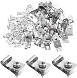 Allecto plus - Draadhekclips 50 stuks voor bevestiging van landbouwhek met roestvrijstalen schroeven — thumbnail 1