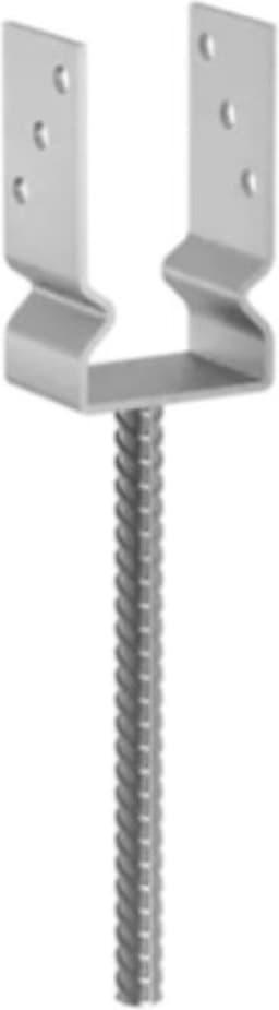 Wovar Instortanker voor 12 x 12 cm palen met Ril | Per Stuk — thumbnail 3