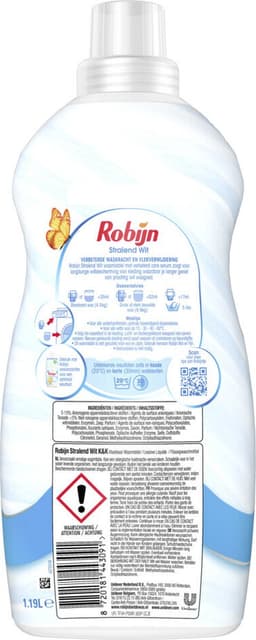 Robijn Klein & Krachtig Wasmiddel Stralend Wit 34 Wasbeurten 1,19 liter — thumbnail 5