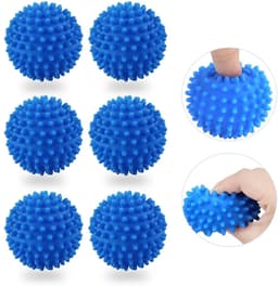 Wasmachine Droger Ballen - Herbruikbaar - 6 stuks - Blauw — thumbnail 1