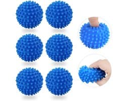 Wasmachine Droger Ballen - Herbruikbaar - 6 stuks - Blauw — afbeelding 1