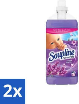 Soupline - Wasverzachter - Lavendel - 52 Wasbeurten - 1.3L - Voordeelverpakking - 2 stuks — thumbnail 1