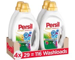 Persil Gel Expert Color Freshness by Silan - Vloeibaar Wasmiddel - Beste Frisheid - Krachtige Vlekverwijdering - Hygiënische Frisheid - Voordeelverpakking - 4 x 29 Wasbeurten