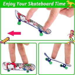 JGS Premium - Vingerskateboard Set voor Kinderen - Speelgoed 8 Stuks - Feestcadeau voor Tieners - Vingerbordspel Set - Jongens en Meisjes - Diverse Stijlen — thumbnail 3