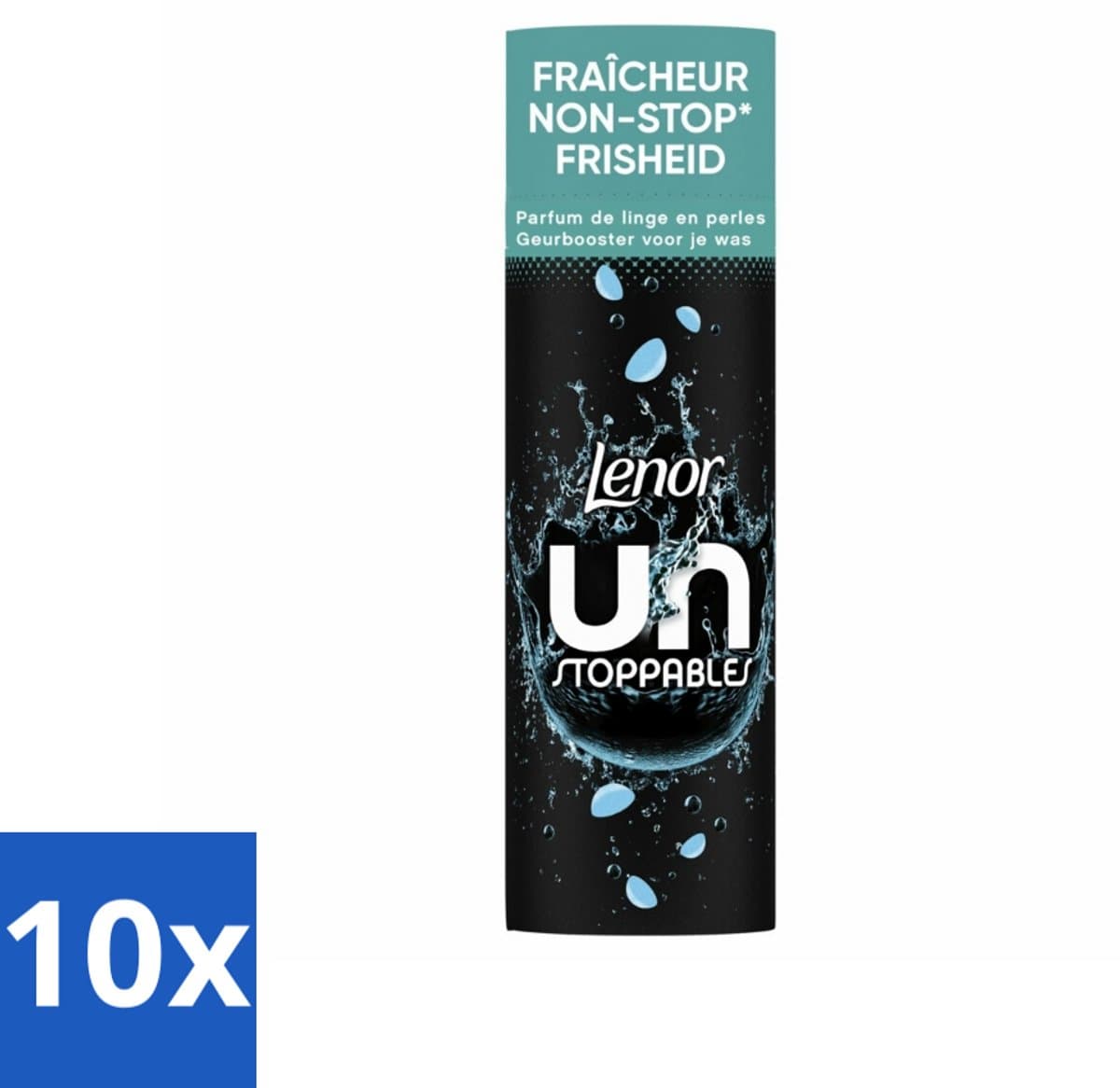 Lenor Unstoppables - Geurbooster - Fris - Non-Stop Frisheid - 19 Wasbeurten - Bulkverpakking - 10 stuks — afbeelding 1