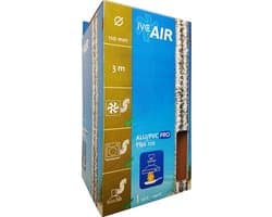 IVC Air flexibele aluminium luchtslang | tot 250°C | Ø 110 mm | lengte 3.0 mtr