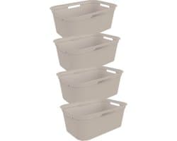 Rotho Flexibele Wasmand Brisen 41 L Cappuccino 4 Stuks