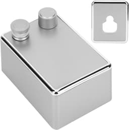 Waslijn, Wandgemonteerde Waslijn met 2 Stuks 4 Meter Touw Maximale Belasting 20 Kg, voor Binnenbalkon (elegant zilver) — thumbnail 2