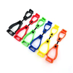 Handschoenclip in 6 kleuren – Uitrustingsclip – Opbergclip – Karabijnhaak – Clip met dubbele sluiting – Geschikt voor het ophangen van handschoenen — thumbnail 2