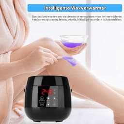 Professionele elektrische wasmachine voor lichaamsverzorging met LED-scherm, 4 waszakken en 20 wasdoeken voor haarverwijdering — thumbnail 5