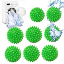 8x Wasmachines Ballen voor Zachte Kleding & Snellere Droogtijd — thumbnail 1
