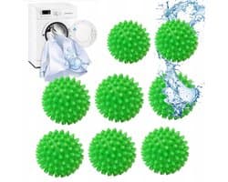 8x Wasmachines Ballen voor Zachte Kleding & Snellere Droogtijd