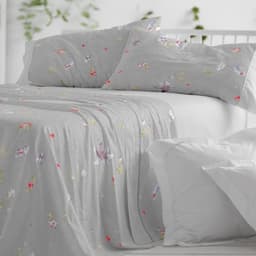 Blanco Beddengoed van katoen, 135 cm breed bed (+ beschikbare maten), design 629, grijs (135 x 190/200 cm) — thumbnail 1