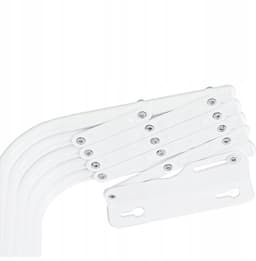 Harmonica - Droogrek 60cm, voor kleding en ondergoed, uitschuifbaar, wit, model 103, Sepio — thumbnail 4