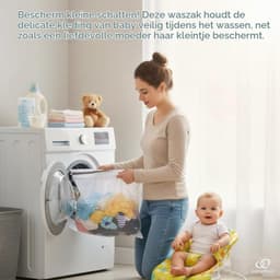Waszakjes voor Wasmachine – Fijnmazige Wasnetten met Rits – Set van 3 — thumbnail 3