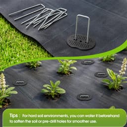 Set van 100 U-vormige Grondankers voor Tuin en Kamperen — thumbnail 2