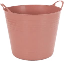 Flexibele kuip - roze - 40 liter - met handvatten - 45 cm - kunststof - emmer - wasmand — thumbnail 5