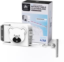 Wandgemonteerde Retractable Waslijn van 4.1m TPU — thumbnail 1