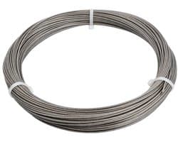 50 m Roestvrij Stalen Staalkabel met PVC-omhulling