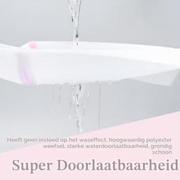 Set van 2 Wasnetten voor Wasmachine - Wit - 60 x 60 cm - Premium Polyester met Verborgen Ritssluiting - Voor Gevoelige Kleding — thumbnail 2