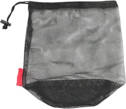 Geventileerde Waszak - Mesh Opbergtas - Kleding Opbergen - Maximale Luchtstroom - 22 x 25 cm - Zwart — thumbnail 1