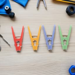 Wasknijpers - Klemmen Clips - Was Drogen - Antislip Grip - 60 stuks - Meerkleurig — thumbnail 3