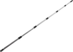 Telescopische Waslijnpaal - Uitschuifbare Drooglijn - Buiten Kleding Drogen - Roestvrijstalen Structuur - 7.2FT / 32.8FT - Zilver — thumbnail 1