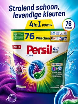 Persil 4in1 Discs Color & Universal + Lenor Wasverzachter – Mega Bundel – 2 x 76 Wasbeurten Persil – 152 Wasbeurten – Complete Wasverzorging — thumbnail 2