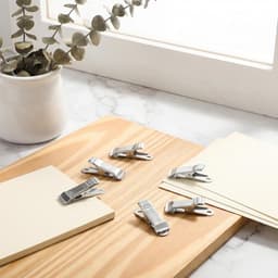10 stuks metalen klemmen, 1,3 cm brede metalen klemmen, zilveren krokodillenklemmen, gordijnklemmen, antislip, mini-wasknijpers voor knutselwerk, kantoorpapier, foto's, gordijnen, jurk — thumbnail 3