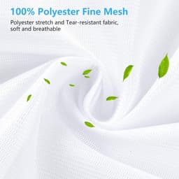 Groot Wasnet 90 x 110 cm - Robuuste Polyester Waszak met Ritssluiting voor Dekens, Truien en Jassen - Scheurvast en Ideaal voor Beddengoed en Pluche Dieren — thumbnail 4