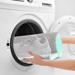Dailygoods - OMJMYY 2 stuks waszakken voor schoenen, wasmachine, waszak voor schoenen, herbruikbaar, waszakken voor schoenen met ritssluiting, bescherming voor schoenen en kleding (grijs) — thumbnail 5
