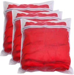 Solidchoice - Set van 3 Grote Mesh Waszakken met Ritssluiting 60 x 60 cm — thumbnail 1