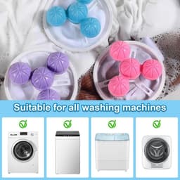 6 stuks filterzakken, wasmachine, haarverwijderaar, herbruikbare haarfilter, netzak, verwijdert dierenharen, pluisjes - ShopVlot — thumbnail 3