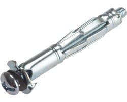 Hollewand Ankers - Gipsplaat Bevestiging - Zwaardere Taken - Volledig Metalen - M5 x 65 mm - Verzinkt