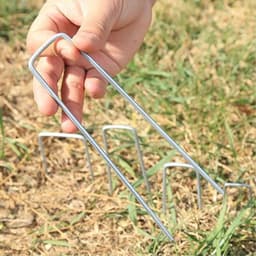 Bevestiging Grondankers 20 Stuks - Robuust/roestvrij Staal - 10 cm Lang - Tuin/kunstgras - Eenvoudige Bevestiging - Duurzaam — thumbnail 5