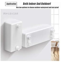 Retractable Clothesline - Roestvrij Stalen Kledinglijn 4.2m — thumbnail 3