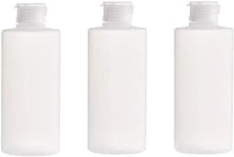 3 STKS 200 ML Plastic Tube Fles Clear Lege Reizen Flip Cap Fles Knijpbare en Hervulbare Reiscontainer voor Shampoo Body Wash Toner Lotion Vloeibare Gezichtsreiniger Toiletartikelen, Transparant, 200 — thumbnail 1