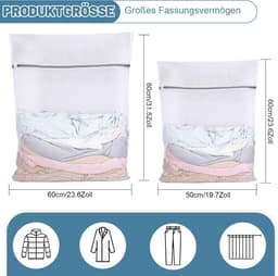 Wasnet Set - Polyester - Herbruikbaar - Met Verstevigde Ritssluiting - Voor Diverse Kledingstukken — thumbnail 5