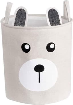 Canvas Organizer Mand - Groot, Waterdicht, Beige - Opvouwbaar — thumbnail 2
