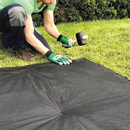 U-vormige tuinpinnen voor het vastzetten van grasmatten, onkruiddoek en netten - 15CM, 40 stuks — thumbnail 2