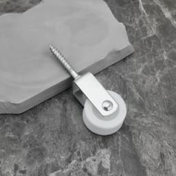 idea 10Pcs 30Mm Katrol Touw Nylon Opknoping Katrollen Waslijn Katrollen Voor Indoor Patio's Balkons Dak Muren Installaties 38x6mm — thumbnail 5