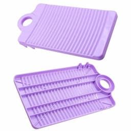 Wasbord met antislip oppervlak - Mini Wasbord - Hoogwaardige PP materialen - Handgreep voor comfortabel gebruik - Ruimtebesparend ontwerp - Wavy slot voor eenvoudig wassen - Wasbordje — thumbnail 5