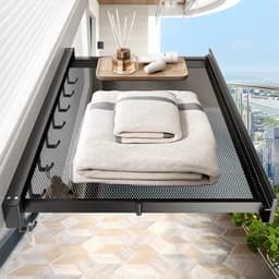 Omgoods - Retractable Hanging Drying Rack voor Badkamer — thumbnail 4