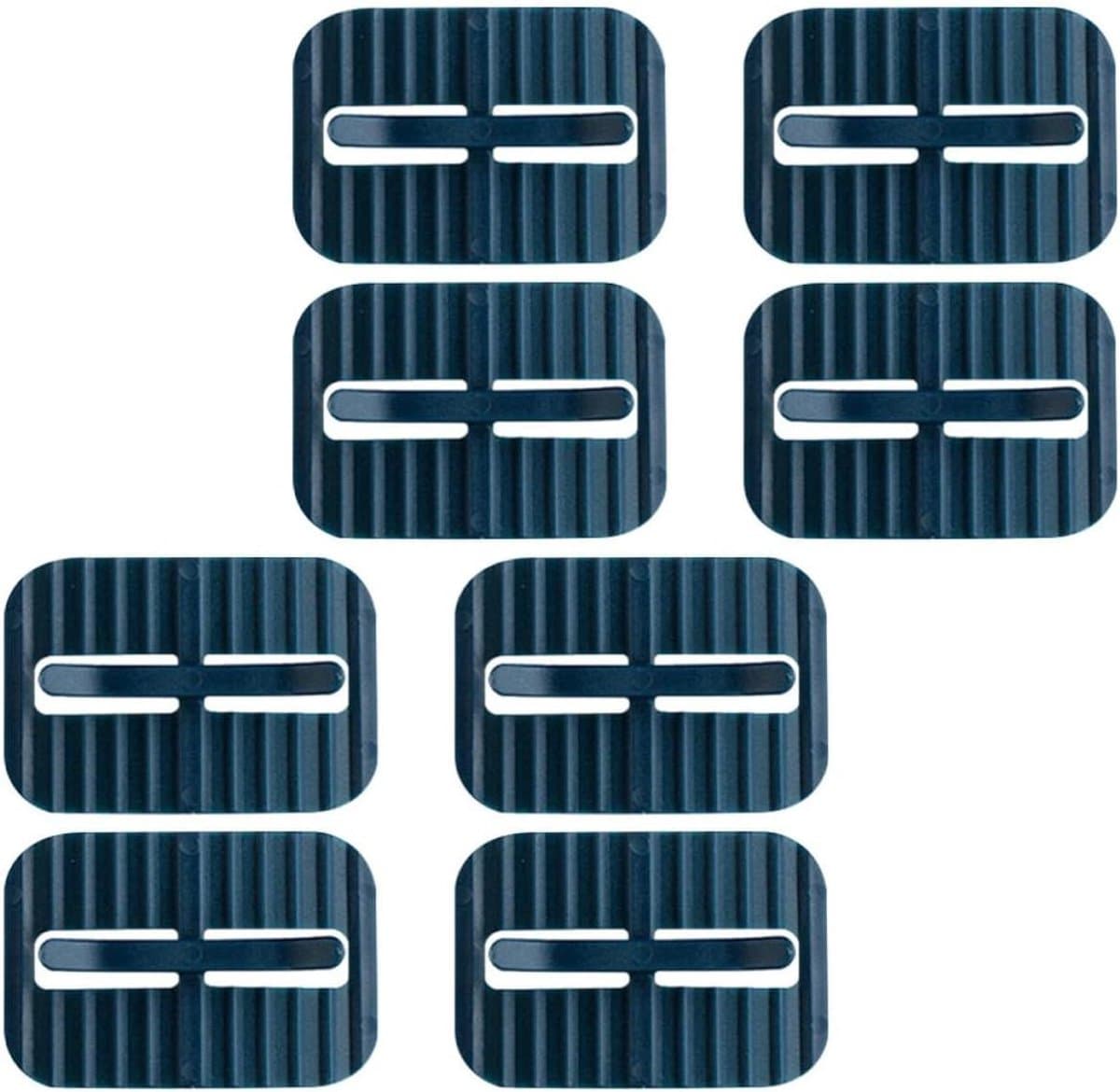 Vuilniszakhouders Clips - Afvalzak Klemmen - Afval Scheiden - Anti-slip Ontwerp - 6 cm - Blauw — afbeelding 1