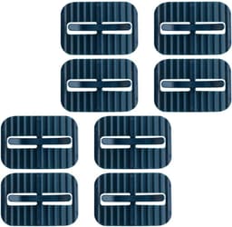 Vuilniszakhouders Clips - Afvalzak Klemmen - Afval Scheiden - Anti-slip Ontwerp - 6 cm - Blauw — thumbnail 1