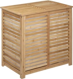 5Five Sicela Dubbele Wasmand 100L - Bamboe - 58 x 40 x 60 CM — thumbnail 5